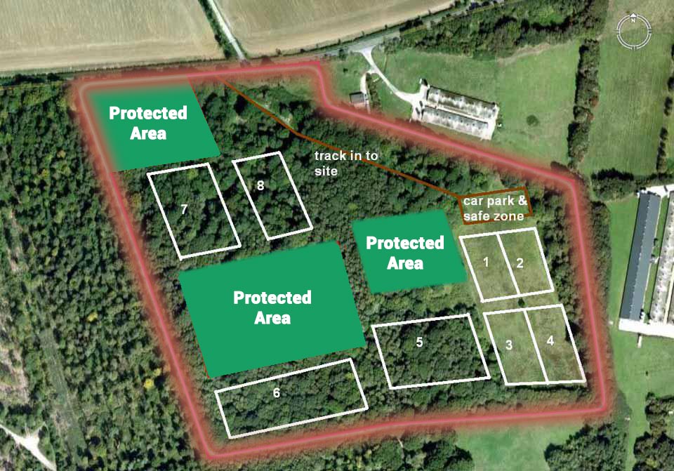 Layout of Gunsmoke Paintball